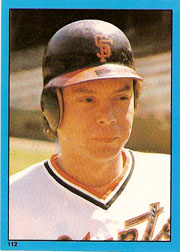 1982 Topps Baseball Stickers     112     Darrell Evans